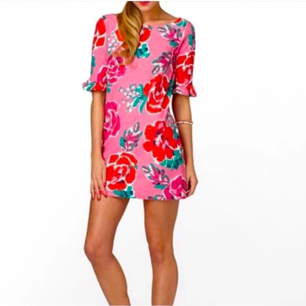 Lillly Pulitzer Lightweight rose print dress - Picture 2 of 10